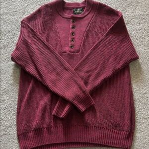 RedHead Men's Burgundy Crewneck Sweater